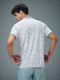 Men Printed Slim Fit Polo Sports T-shirt with MATPIQ