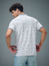 Men Printed Slim Fit Polo Sports T-shirt with MATPIQ