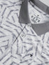 Men Printed Slim Fit Polo Sports T-shirt with MATPIQ