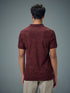 Men Printed Slim Fit Polo Sports T-shirt with MATPIQ