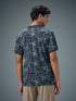 Men Printed Slim Fit Polo Sports T-shirt with MATPIQ