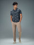 Men Printed Slim Fit Polo Sports T-shirt with MATPIQ