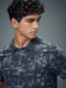 Men Printed Slim Fit Polo Sports T-shirt with MATPIQ