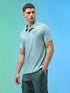 Men Solid Slim Fit Polo Sports T-shirt with MATPIQ