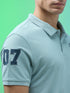 Men Solid Slim Fit Polo Sports T-shirt with MATPIQ