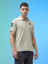 Men Solid Slim Fit Polo Sports T-shirt with MATPIQ