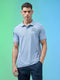 Men Solid Slim Fit Polo Sports T-shirt with MATPIQ