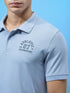 Men Solid Slim Fit Polo Sports T-shirt with MATPIQ