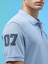 Men Solid Slim Fit Polo Sports T-shirt with MATPIQ