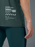 Men Typography Printed Oversized Round Neck Sports T-shirt with MATPIQ