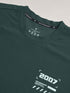 Men Typography Printed Oversized Round Neck Sports T-shirt with MATPIQ