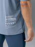Men Typography Printed Oversized Round Neck Sports T-shirt with MATPIQ