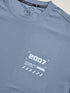 Men Typography Printed Oversized Round Neck Sports T-shirt with MATPIQ