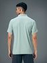Men Jacquard Slim Fit Polo Sports T-shirt with MATPIQ