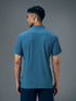 Men Jacquard Slim Fit Polo Sports T-shirt with MATPIQ