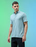 Men Jacquard Slim Fit Polo Sports T-shirt with COTFLEX