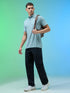 Men Jacquard Slim Fit Polo Sports T-shirt with COTFLEX