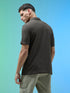 Men Jacquard Slim Fit Polo Sports T-shirt with COTFLEX