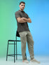 Men Jacquard Slim Fit Polo Sports T-shirt with COTFLEX