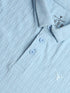 Men Jacquard Slim Fit Polo Sports T-shirt with COTFLEX