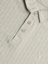 Men Jacquard Slim Fit Polo Sports T-shirt with COTFLEX