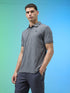Men Jacquard Slim Fit Polo Sports T-shirt with COTFLEX