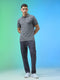 Men Jacquard Slim Fit Polo Sports T-shirt with COTFLEX