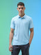 Men Jacquard Slim Fit Polo Sports T-shirt with COTFLEX