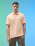 Men Jacquard Slim Fit Polo Sports T-shirt with COTFLEX