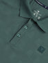 Men Jacquard Slim Fit Polo Sports T-shirt with COTFLEX