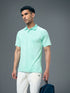 Men Slim Polo Neck T-shirt with DOUBLECOOL