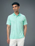 Men Slim Polo Neck T-shirt with DOUBLECOOL