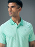 Men Slim Polo Neck T-shirt with DOUBLECOOL