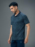Men Slim Polo Neck T-shirt with DOUBLECOOL