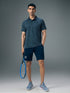 Men Slim Polo Neck T-shirt with DOUBLECOOL