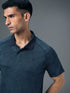Men Slim Polo Neck T-shirt with DOUBLECOOL