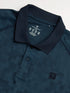 Men Slim Polo Neck T-shirt with DOUBLECOOL