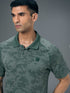 Men Slim Polo Neck T-shirt with DOUBLECOOL
