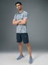 Men Slim Polo Neck T-shirt with DOUBLECOOL