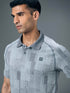 Men Slim Polo Neck T-shirt with DOUBLECOOL