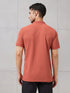 Men Self Design Active Out Slim Fit Polo T-Shirt with ELASTO PLUS