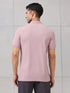 Men Self Design Active Out Slim Fit Polo T-Shirt with ELASTO PLUS