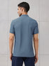 Men Self Design Active Out Polo T-Shirt Slim Fit with MATPIQ