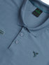 Men Self Design Active Out Polo T-Shirt Slim Fit with MATPIQ