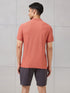 Men Self Design Active Out Polo T-Shirt Slim Fit with MATPIQ
