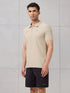 Men Self Design Active Out Polo T-Shirt Slim Fit with MATPIQ