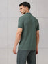 Men Self Design Active Out Polo T-Shirt Slim Fit with MATPIQ