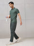 Men Self Design Active Out Polo T-Shirt Slim Fit with MATPIQ