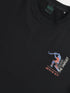 Men Round Neck Back Printed Active Out Regular Fit T-Shirt with ELASTOPLUS