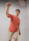 Men Round Neck Back Printed Active Out Regular Fit T-Shirt with ELASTOPLUS
